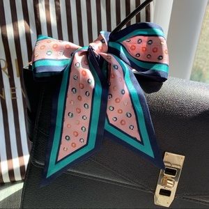 ❗️SOLD❗️Henri Bendel Whimsy Skinny Mini Dots scarf